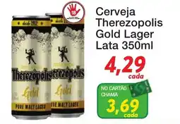 Chama Supermercados Cerveja therezopolis gold lager oferta