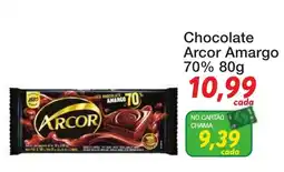Chama Supermercados Chocolate Arcor Amargo 70% oferta