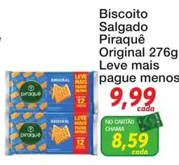 Chama Supermercados Biscoito Salgado Piraquê Original oferta