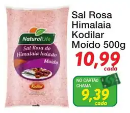 Chama Supermercados Sal rosa do himalaiá lodado moído oferta