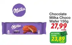 Chama Supermercados Chocolate milka choco wafer oferta
