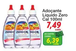 Chama Supermercados Adoçante Líquido Zero oferta