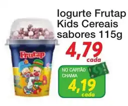 Chama Supermercados Iogurte frutap kids cereais sabores oferta