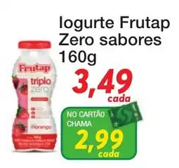 Chama Supermercados Iogurte frutap zero sabores oferta