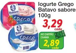 Chama Supermercados logurte grego batavo sabores oferta
