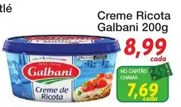 Chama Supermercados Creme de ricota galbani oferta