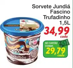 Chama Supermercados Sorvete Jundia Fascino Trufadinho oferta