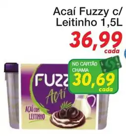 Chama Supermercados Açaí Fuzzy c/ Leitinho oferta