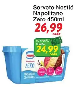 Chama Supermercados Sorvete Nestlé Napolitano Zero oferta