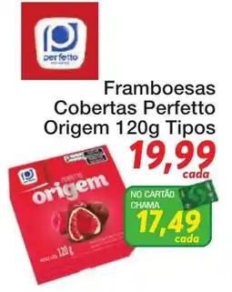 Chama Supermercados Framboesas Cobertas Perfetto Origem oferta