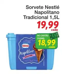 Chama Supermercados Sorvete Nestlé Napolitano Tradicional oferta