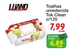 Chama Supermercados Toalhas umedecida tok clean oferta