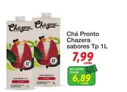 Chama Supermercados Chá Pronto Chazera sabores oferta