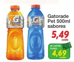 Chama Supermercados Gatorade pet sabores oferta