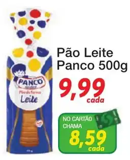 Chama Supermercados Pão Leite Panco oferta