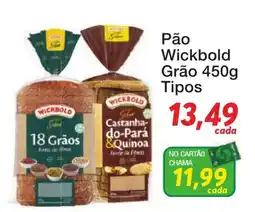 Chama Supermercados Pão Wickbold Grão 450g Tipos oferta