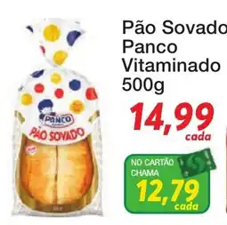 Chama Supermercados Pão Sovado Panco Vitaminado oferta