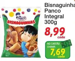Chama Supermercados Bisnaguinha panco integral oferta