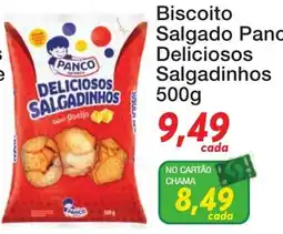 Chama Supermercados Biscoito Salgado Panc Deliciosos Salgadinhos oferta