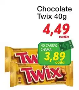Chama Supermercados Chocolate twix oferta