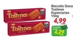 Chama Supermercados Biscoito Doce Tostines Especiarias oferta