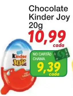 Chama Supermercados Chocolate Kinder Joy oferta