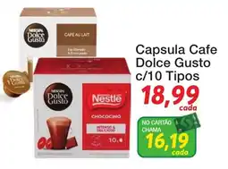 Chama Supermercados Capsula Cafe Dolce Gusto c/10 Tipos oferta