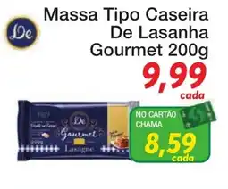 Chama Supermercados Massa tipo caseira de lasanha gourmet oferta