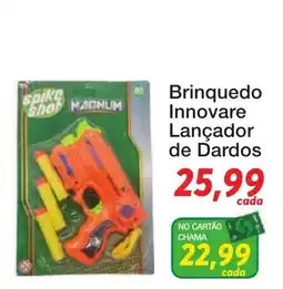 Chama Supermercados Brinquedo Innovare Lançador de Dardos oferta