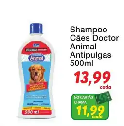 Chama Supermercados Shampoo Cães Doctor Animal Antipulgas oferta