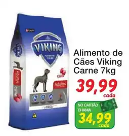 Chama Supermercados Alimento de Cães Viking Carne oferta