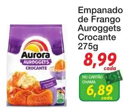 Chama Supermercados Empanado de Frango Auroggets Crocante oferta