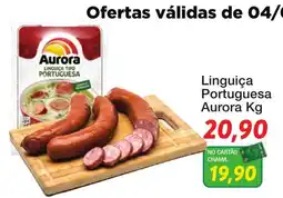 Chama Supermercados Linguiça Portuguesa Aurora oferta