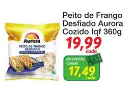 Chama Supermercados Peito de frango desfiado oferta