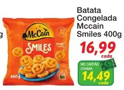 Chama Supermercados Batata congelada mccain smiles oferta