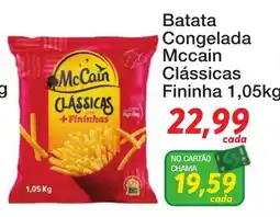 Chama Supermercados Batata congelada mccain clássicas + fininhas oferta