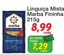 Chama Supermercados Linguiça Mista Marba Fininha oferta