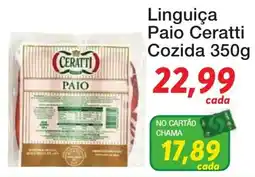 Chama Supermercados Linguica paio ceratti oferta