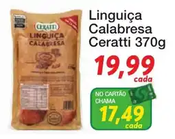Chama Supermercados Linguiça calabresa oferta