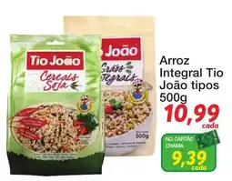 Chama Supermercados Arroz integral tio joão tipos oferta