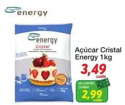 Chama Supermercados Açúcar Cristal Energy oferta