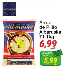 Chama Supermercados Arroz de Pilão Albaruska T1 oferta
