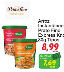 Chama Supermercados Arroz Instantâneo Prato Fino Express Knorr oferta