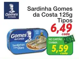 Chama Supermercados Sardinha Gomes da Costa oferta