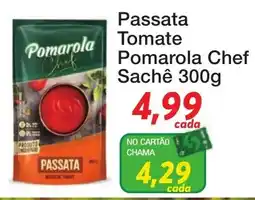 Chama Supermercados Passata Tomate Pomarola Chef oferta
