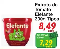 Chama Supermercados Extrato de Tomate Elefante oferta