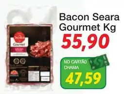 Chama Supermercados Bacon Seara Gourmet oferta