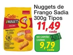 Chama Supermercados Nuggets de Frango Sadia oferta
