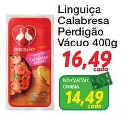 Chama Supermercados Linguiça Calabresa Perdigão oferta