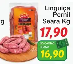 Chama Supermercados Linguiça Pernil Seara oferta